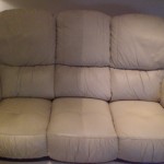 Dirty Leather Sofa Cleaned